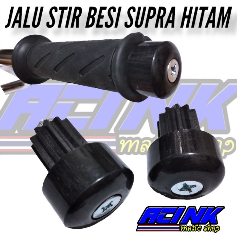 jalu stang stir supra jalu stir suora besi set 2pcs