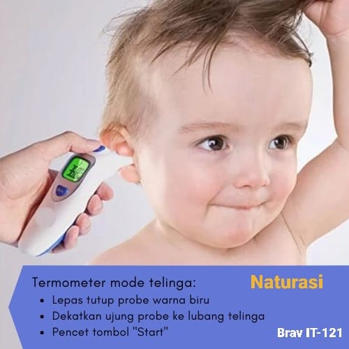 Termometer telinga Thermometer Digital infrared