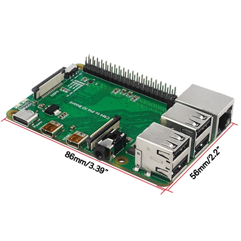 Zzz for Raspberry Pi CM4 Expansion Board Untuk Raspberry Pi 4B Modul RCompute 4papan