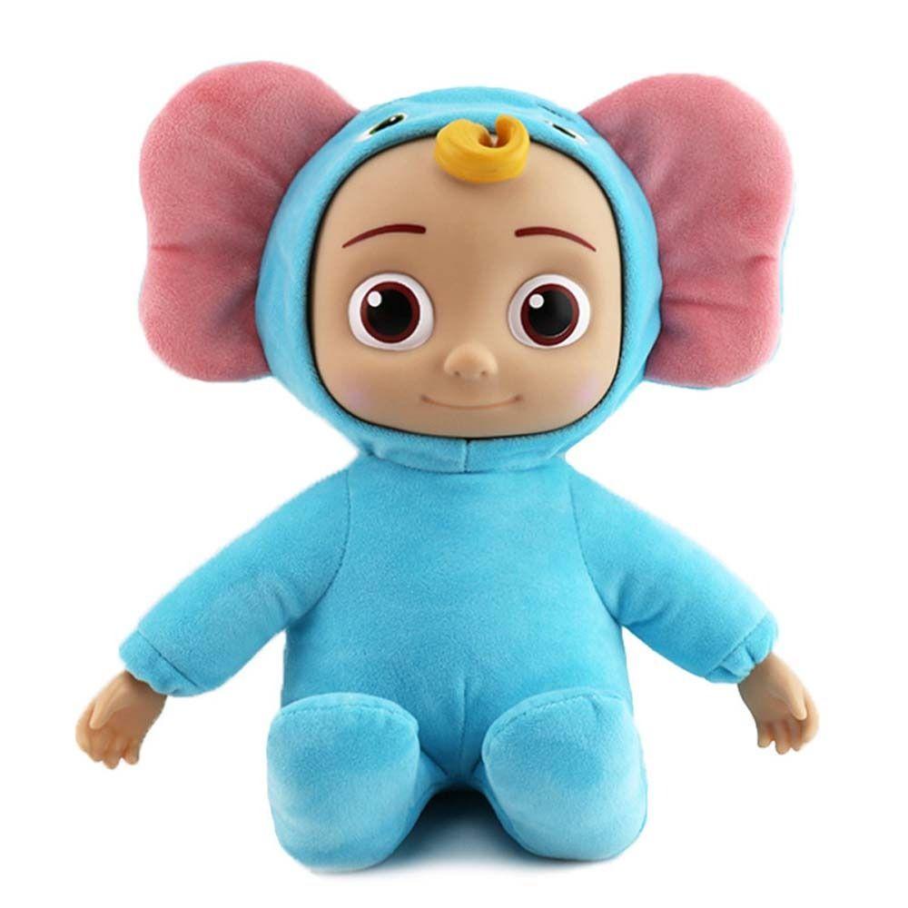 Lanfy Cocomelom Musik JOJO Boneka Hadiah Ulang Tahun Anak Hadiah Boneka Musik Stuffed Animals English Nursery Singing JOJO Vinyl Doll JOJO Plush Doll