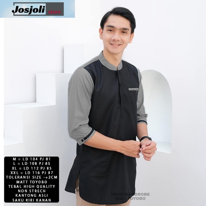 JOSJOLI_STORE/Baju Koko Taror/Pakaian Muslim Pria Dewasa/Fashion Muslim/M L XL XXL