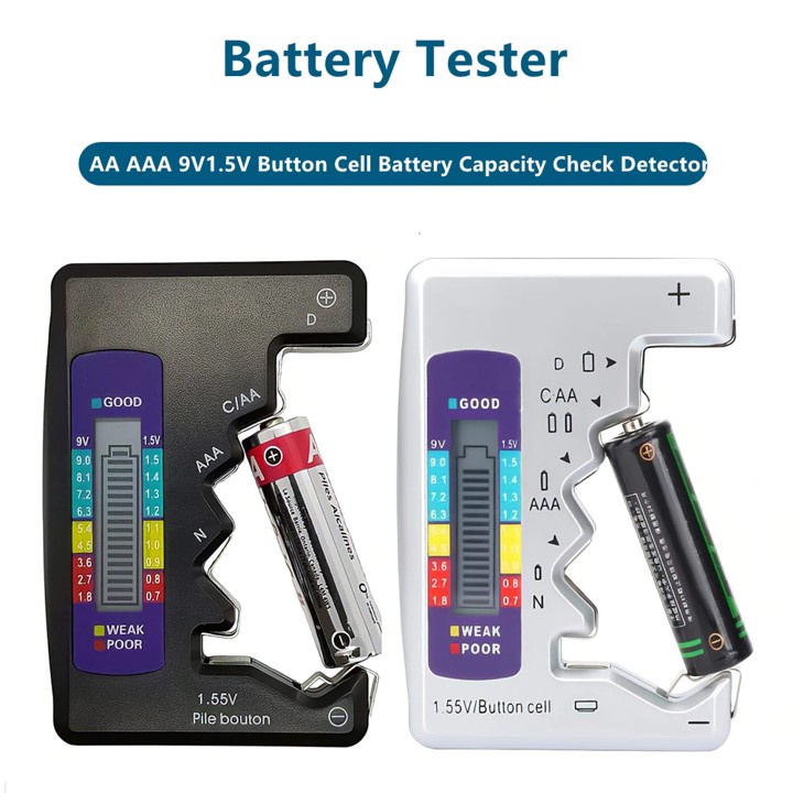 Universal Battery Tester Checker Alat Tes Cek Test Kapasitas Baterai