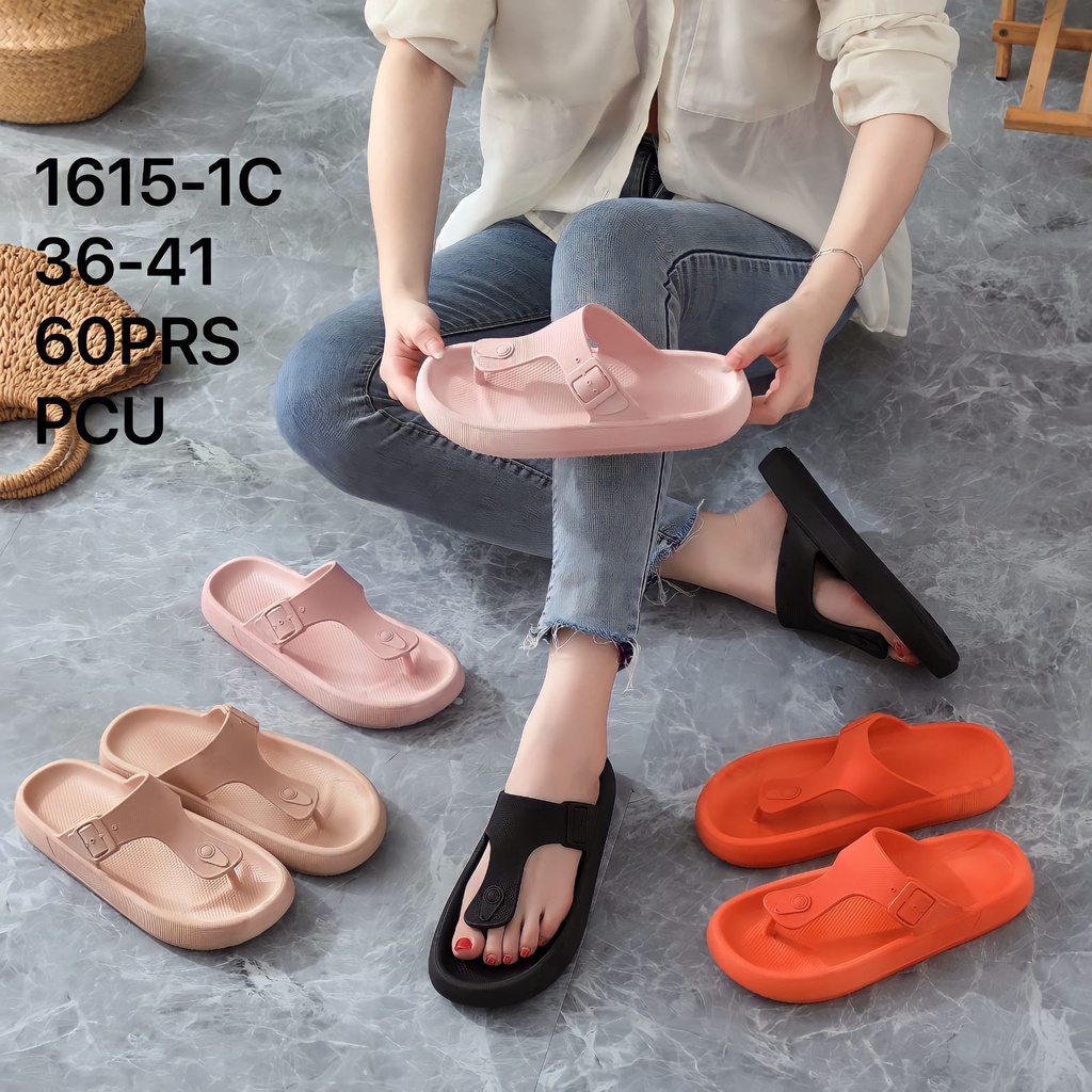 (COD) Sandal Jepit Wedges Jesper Jelly Import Balance 1615