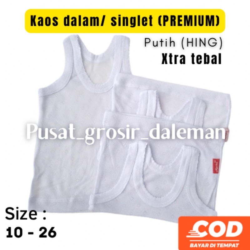 [GROSIR] MARINA Singlet kaos dalam anak / remaja / dewasa hing premium cewek / cowok