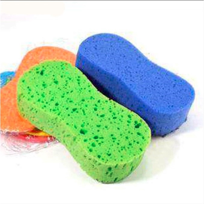 Spons Busa Cuci Motor &amp; Mobil - Wash Sponge Spon 8 Jumbo Besar