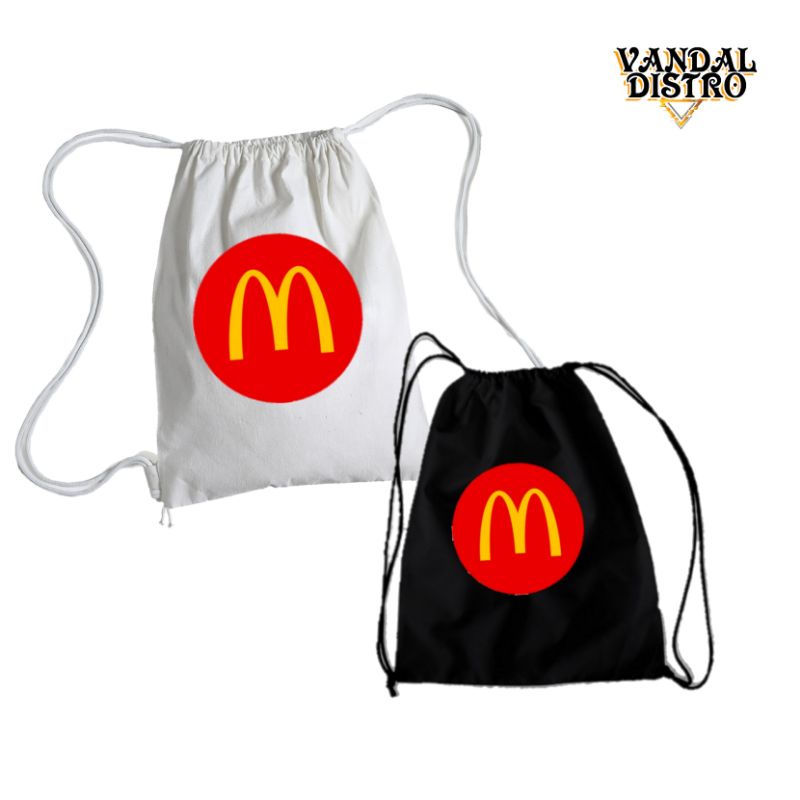 Tas Serut Gendong Mcd /Tas Ransel Serut Pria Wanita Murah