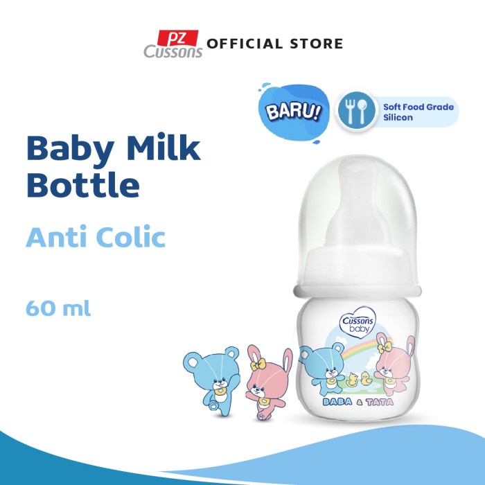 Cussons Baby Milk Bottle / 60 ml / 125 ml / 250 ml / BPA FREE / Botol Susu Bayi