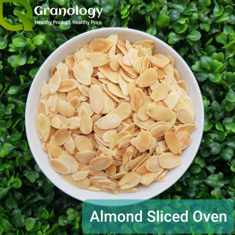 

jpw05 (Kemasan Vakum) Roasted Almond Slice / Kacang Almond Slice Oven (250 gram) by Granology .,.,