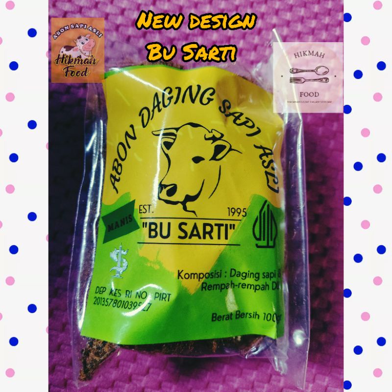 

Abon Sapi Bu Sarti MANIS 100gr khas Surabaya