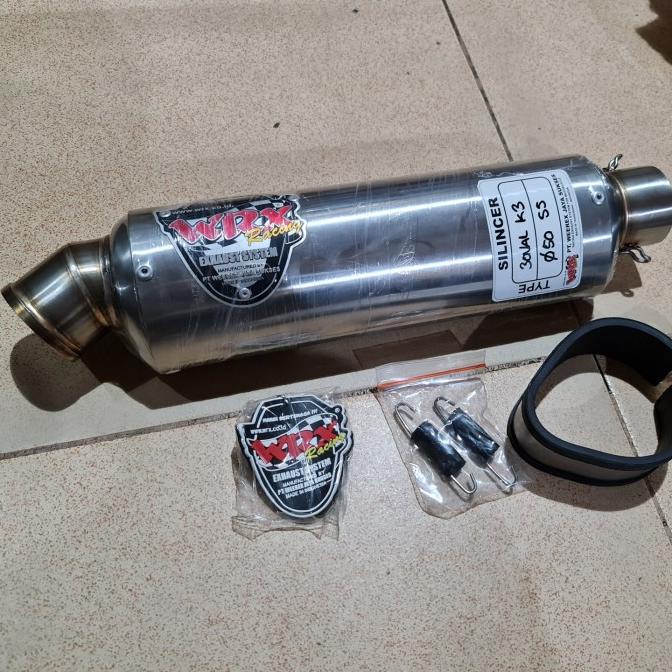 Silencer knalpot WRX K3 Oval SS