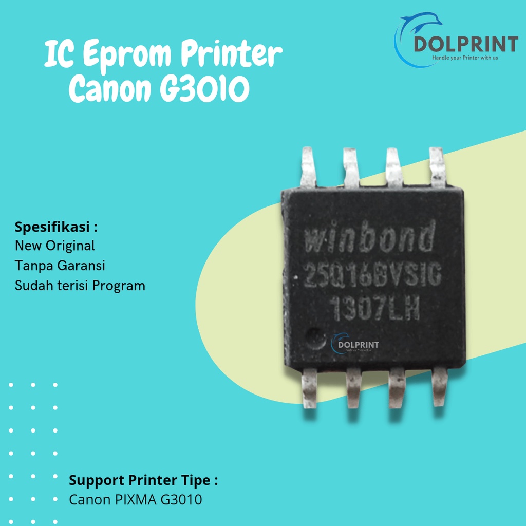 IC Eprom Canon G3010, IC Eeprom Reset Counter Canon G3010, Resetter Printer Canon G3010