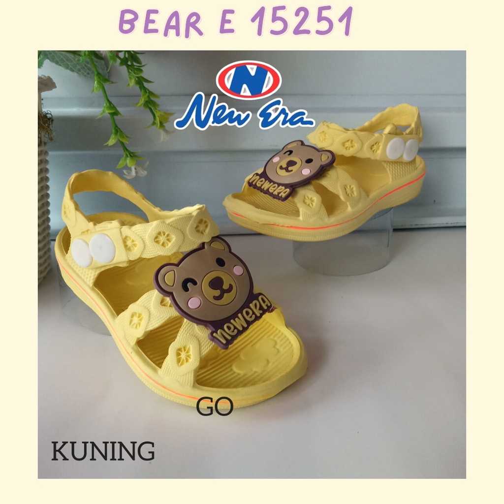 BB NEW ERA BEAR BB E 15251 sandal anak murah keren kekinian | sandal pesta anak | sandal liburan anak laki perempuan