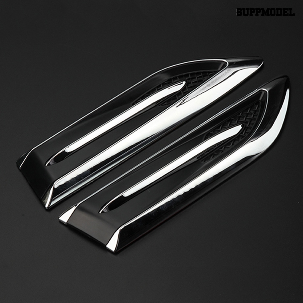 [SM] 2pcs Hiu Insang Mobil Auto Kendaraan Car-Styling Side Air Flow Vent Decor Sticker