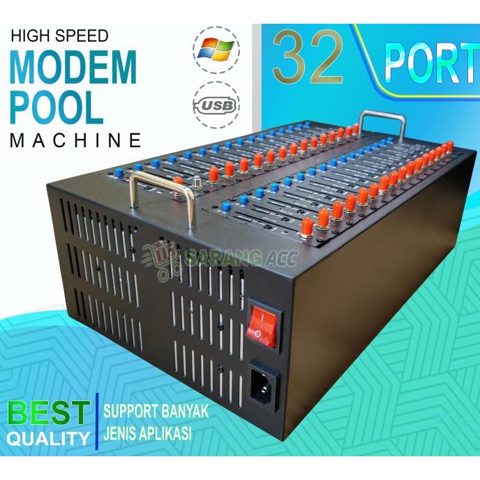 MODEM POOL 32 PORT USB WAVECOM Q2406B