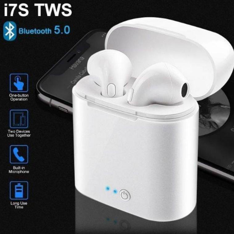 "PPS.10Ja23q" Headset Blutooth I7S TWS Handfree Hansfree Blutooth I7s Tws Earphone HF Blutooth Wirel