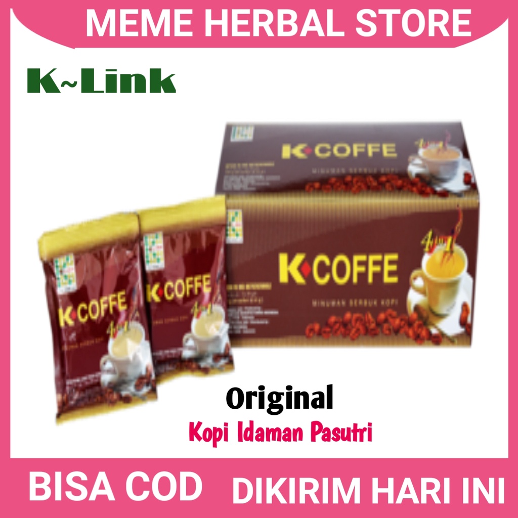 K Coffe Ginseng Original K link K coffe K link kopi stamina pria kopi pasutri kopi prima pria