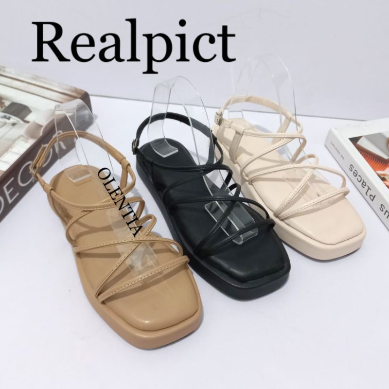 Sendal Wanita Wedges platform ringan DY 07