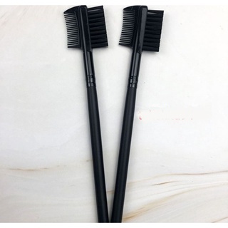 ✅ BISA COD Sisir Dan Sikat Alis 2in1 Eyeliner  Black Satuan - Sisir Alis Dan Bulumata 1Pcs - Sikat Alis 14 Cm 2 Warna