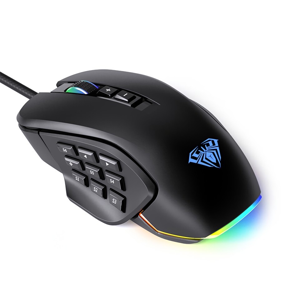 Mouse Gaming AULA H510 Optical Wired 10000DPI Magnetic RGB- AULA H 510