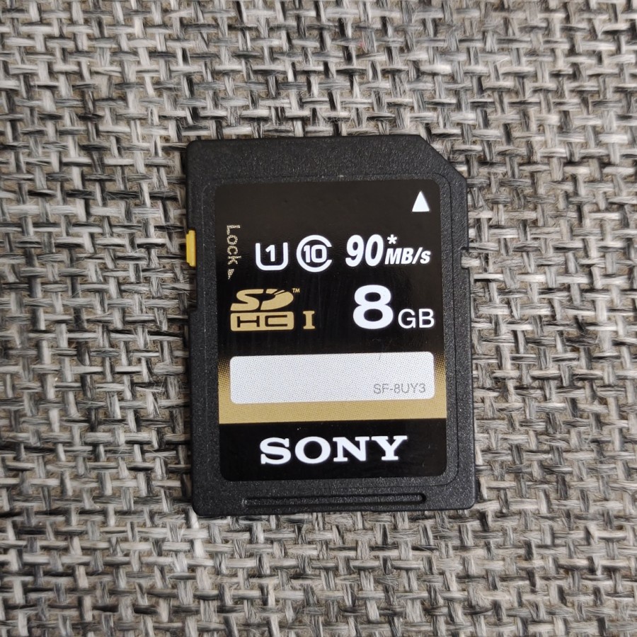 Memory SD Card 8GB 90MBs Sony Original Memori Kamera Mirrorless Sony