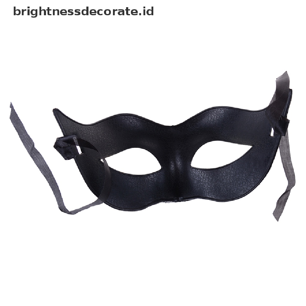 [Birth] Mens Masquerade Ball Mask Ventian Kostum Pesta Topeng Mata Fancy Dress [ID]