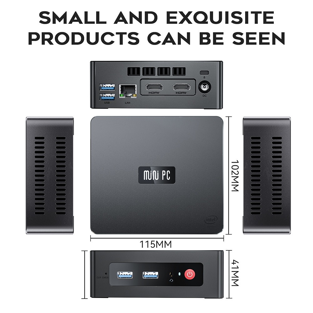 AKN88 - BEELINK GK35 PRO Mini PC - RAM 8GB ROM 256GB - Intel Celeron J4105