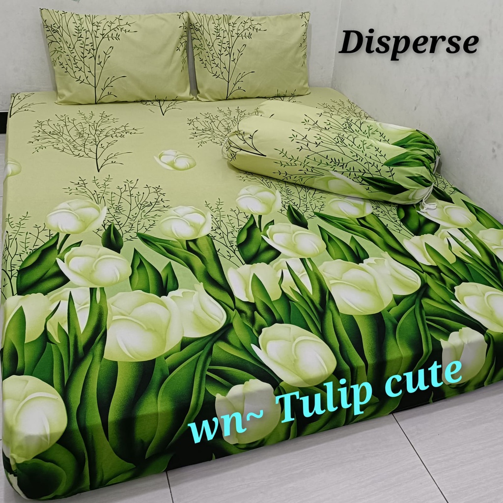 6 MOTIF TULIP waty grosir SARBAN SARGUL SERASI!!! Sprei homemade