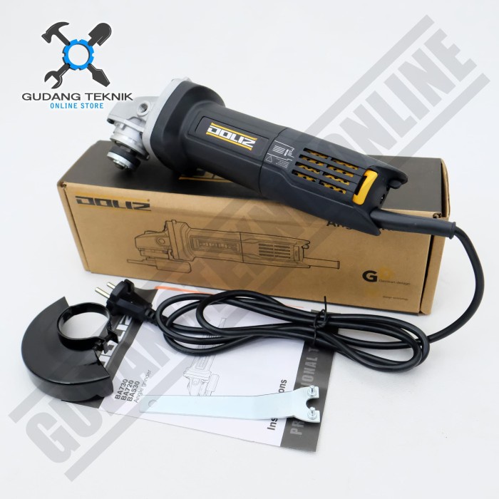 Mesin Gerinda Tangan Listrik 4&quot; 720 Watt BA730 DOLIZ / Hand Angle Grinder 4 Inch Grenda Gurinda Listrik 720W BA 730 DOLIZ