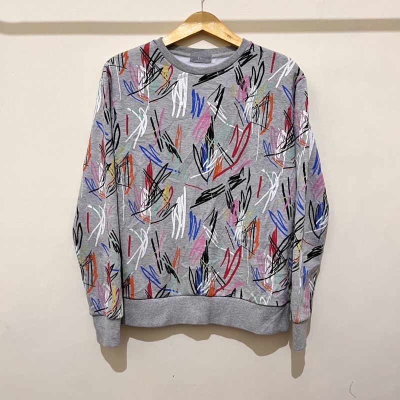 CREWNECK DIOR SCRIBBLE PRINT