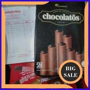 

sparepart Chocolatos Dark Wafer Roll Stick Box isi 20 pcs 2ZJN23