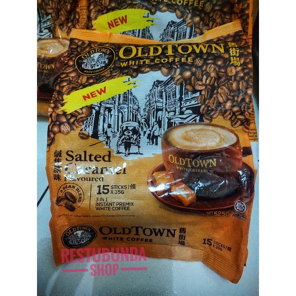 

OLD TOWN WHITE COFFEE MALAYSIA SALTED CARAMEL 3in1 (15Sachet X 35gr)