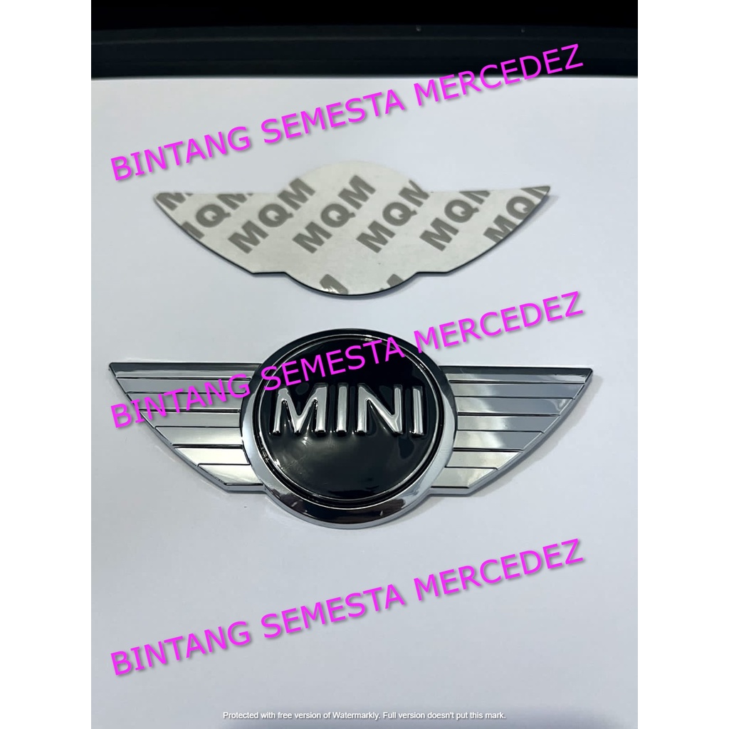 Emblem Logo Mini Cooper 3D Emblem Metal Badge Mini Cooper Grade A