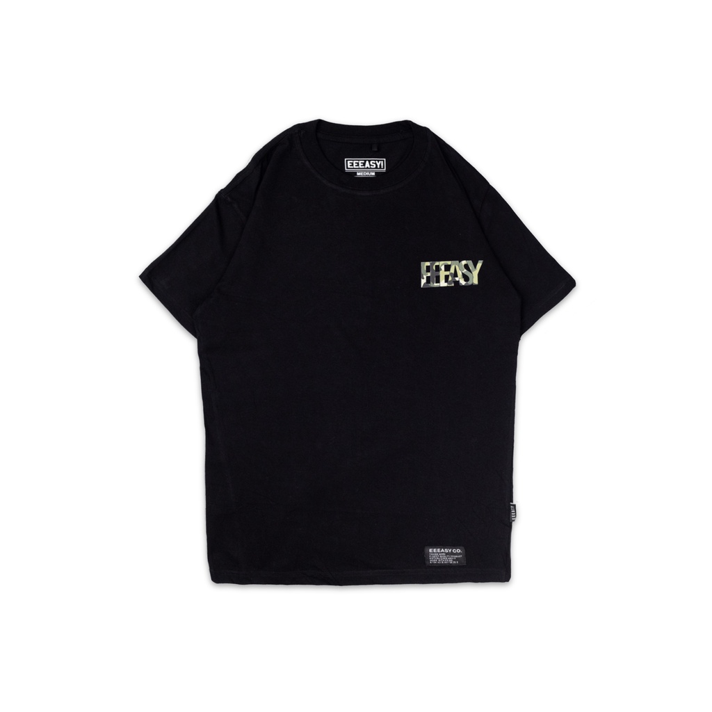 Eeeasy T-shirt  Camo Black