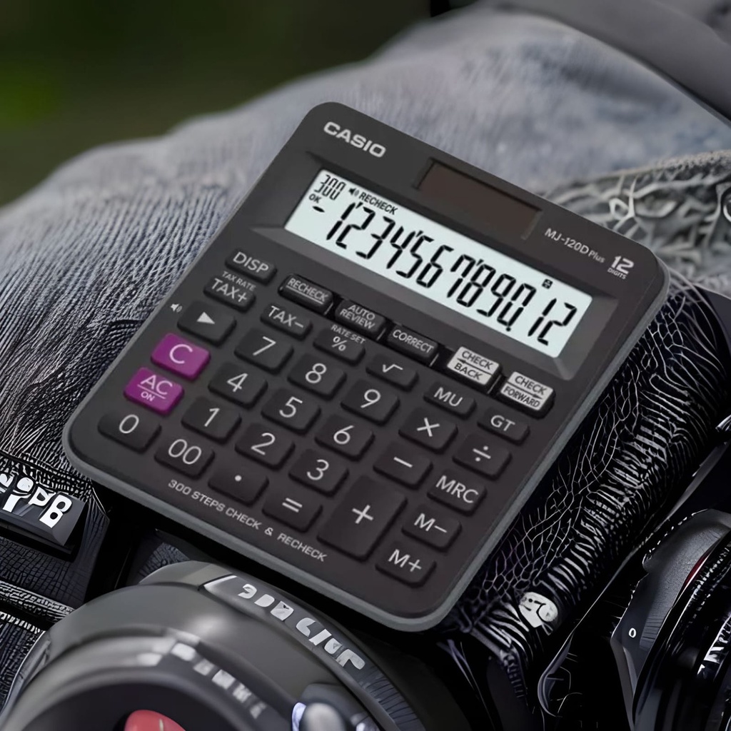 

Calculator Casio MJ-120D PLUS Original Asli Kalkulator MJ 120 limite Berkualitas MURAH
