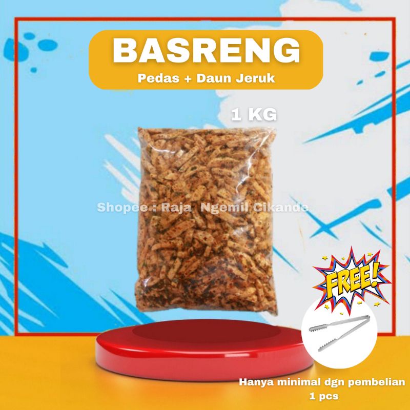 

[BISA COD + FREE CAPITAN MAKANAN] BASRENG DAUN JERUK PEDAS ISI 1KG / BASRENG 1000 gram / BASO GORENG / BASRENG PEDAS / BASRENG SULTAN / BASRENG KERING CABE ASLI