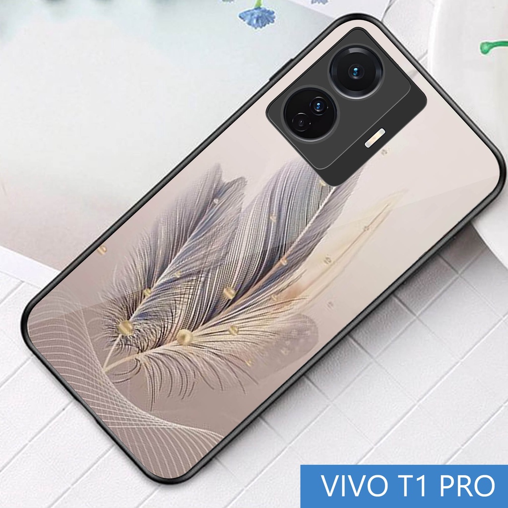 Softcase Glass [S48] VIVO T1 PRO - casing pelindung - VIVO T1 PRO - pelindung handphone - VIVO T1 PR