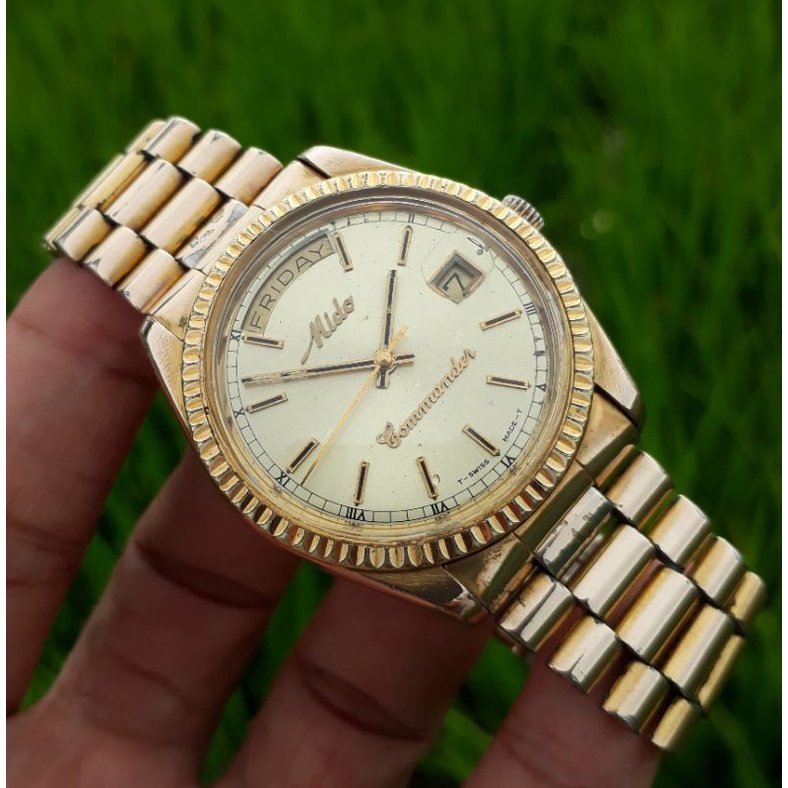 Jam Tangan Mido Commander President Automatic Original 8259 Rare Item