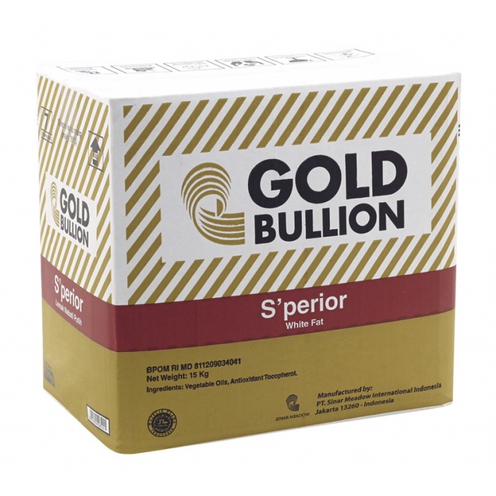 

S'perior(Superior) White Fat Gold Bullion 15kg - Gold Bullion Superior