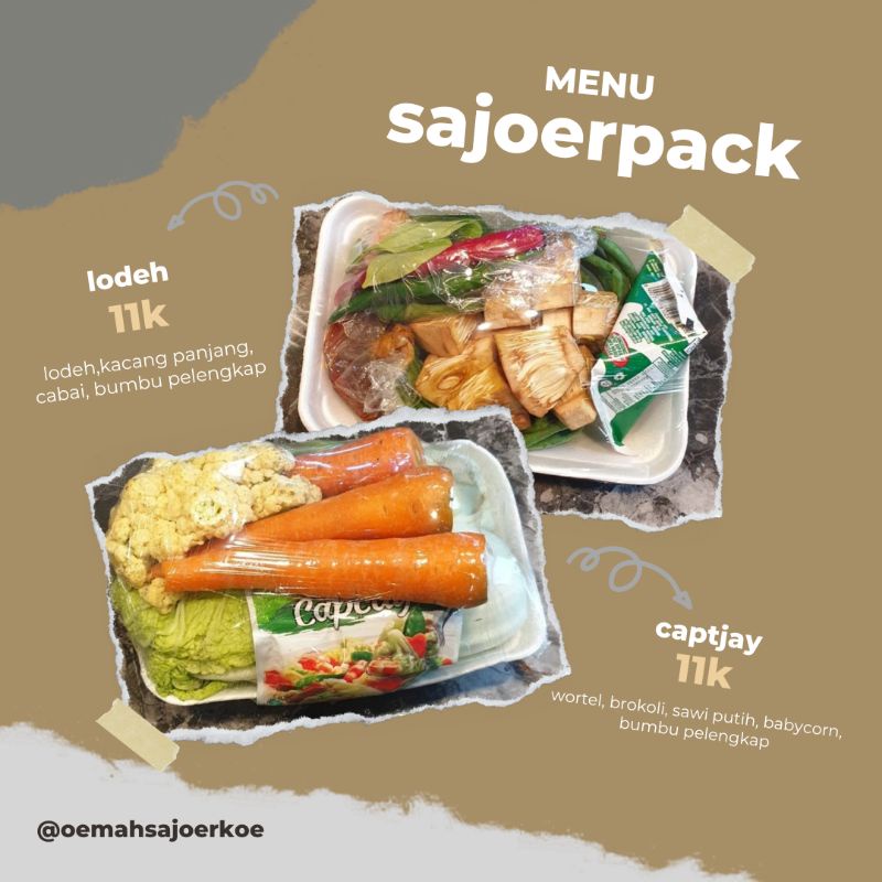 

capjay vs lodeh (sayur potong paket sayur lengkap unik fresh)