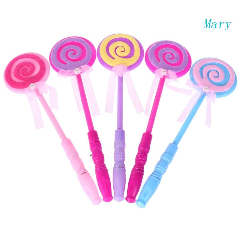 Mary LED Lollipop Peri Putri Tongkat Flash Light Glow Perlengkapan Pesta Lampu Mainan