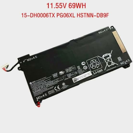 Baterai PG06XL Hp Omen 15-DH 15-DH000 15T-DH100 HSTNN-DB9F PGO6XL