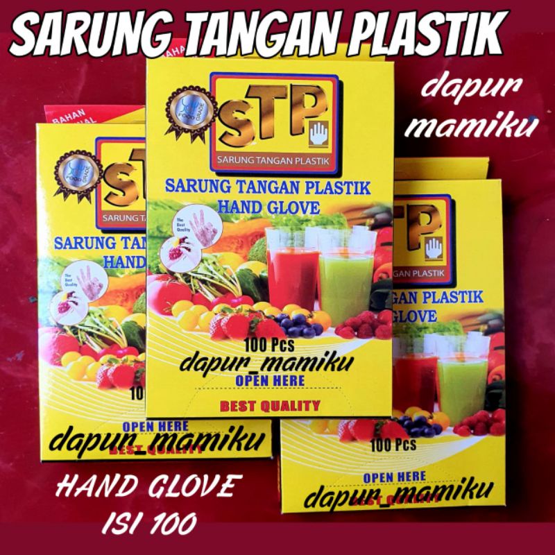 DAPURMAMI Sarung Tangan Plastik Disposable Hand Gloves