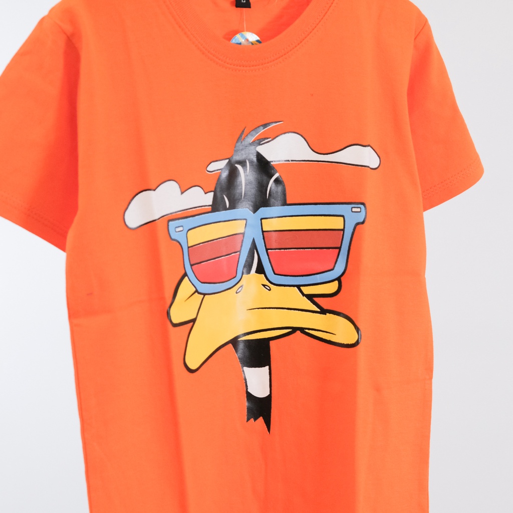 Kaos Anak Distro Karakter Donal Duck Orens 1-10 Tahun