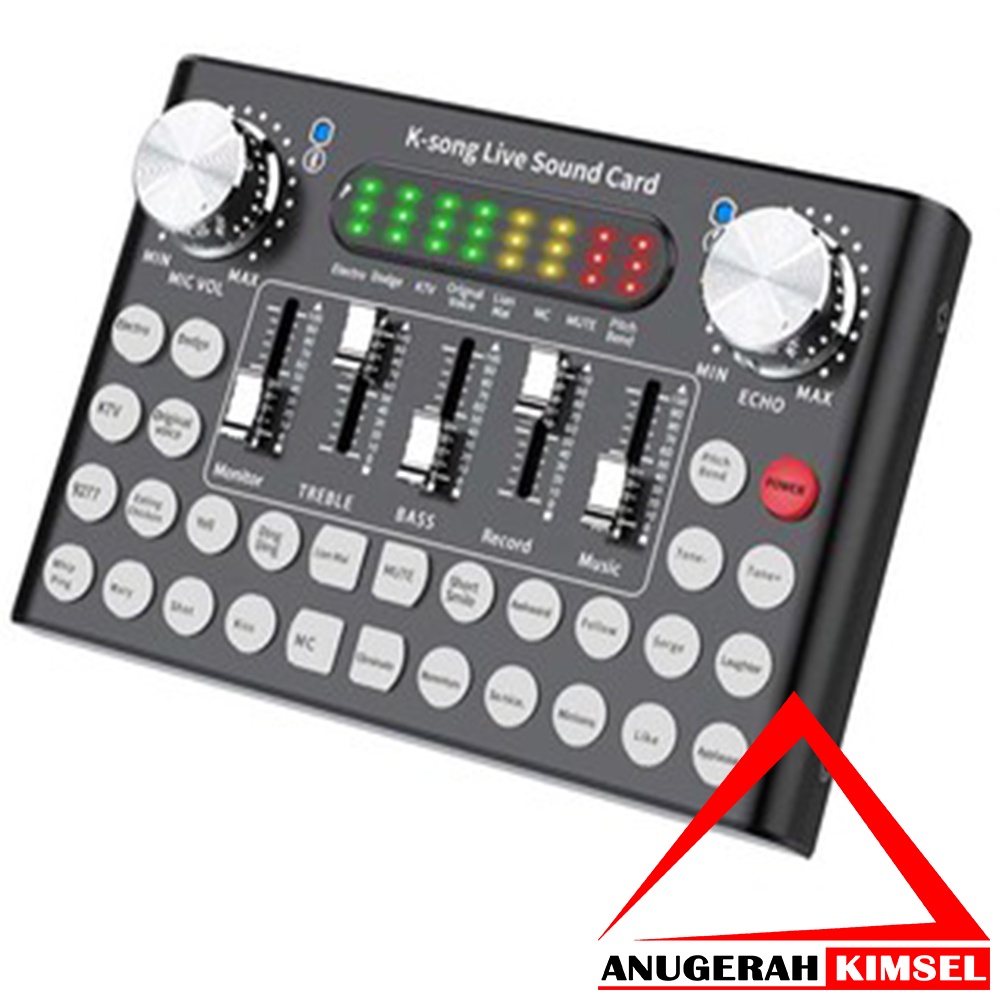 Sound Card Amplifier - Mixer USB - F8