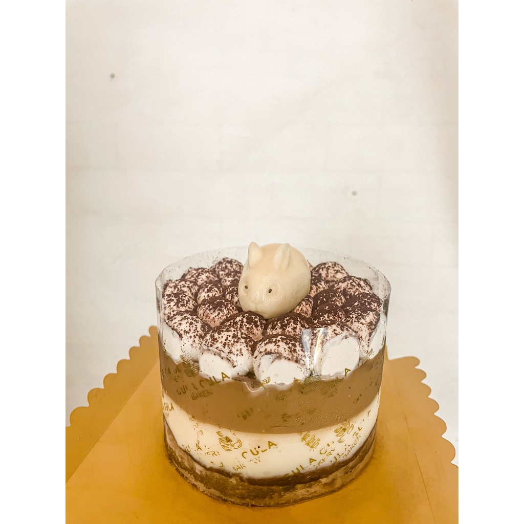 

Puding Cake Tiramisu uk 12 cm enak murah premium + bunny