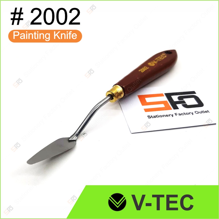 

Painting Knife V-Tec Satuan - Pisau Palet Lukis No. 2002 - SFO Semarang Official