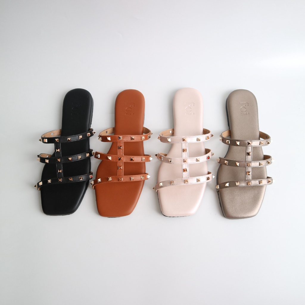 Sandal Teplek Wanita Flat Selop Valen by FOI