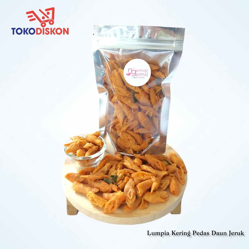 

Krupuk Lumpia Kering Pedas Daun Jeruk Lumring Lumpia Gulung Kulpi Cikruh Homemade Kualitas Premium
