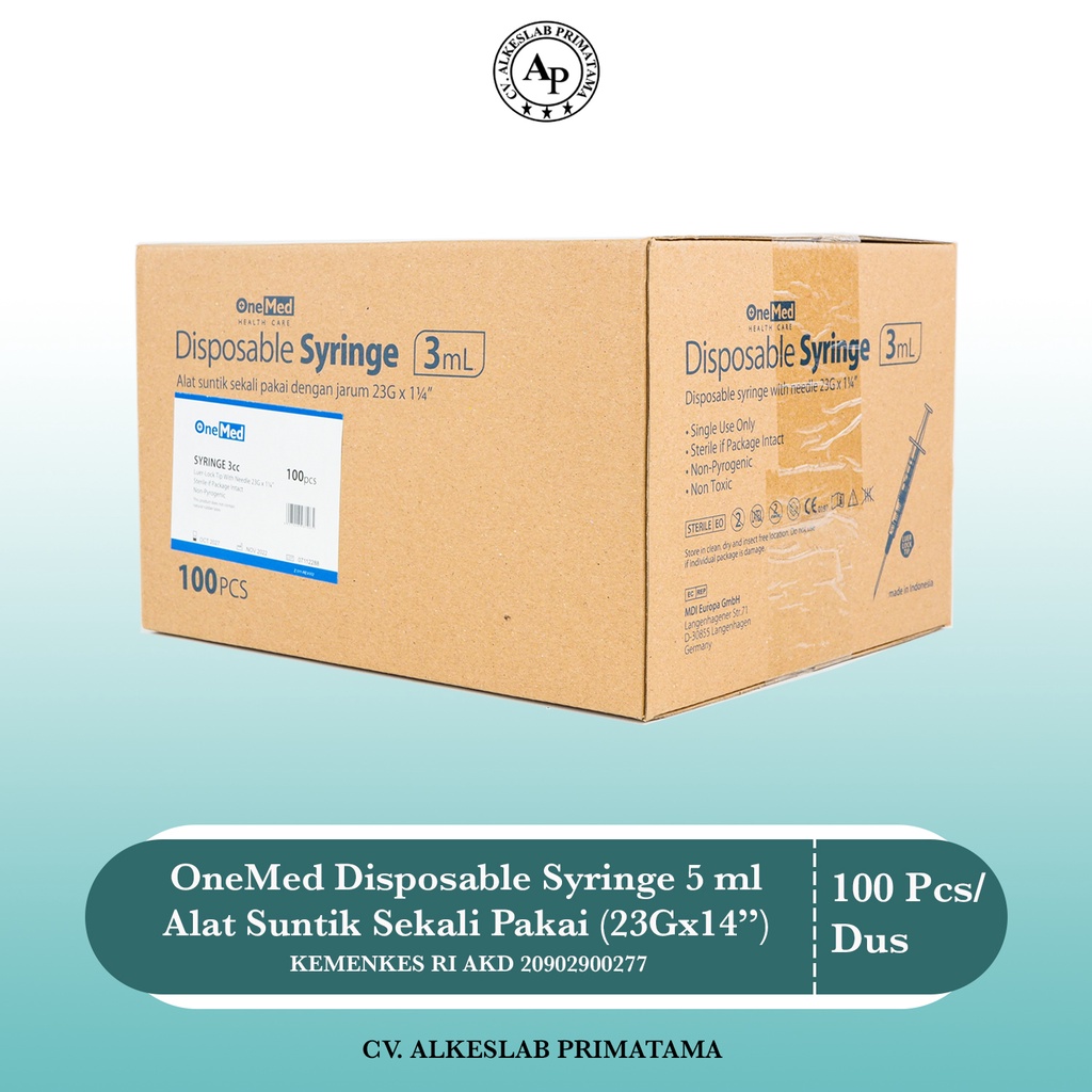 Disposible Syringe 3cc/3ml Onemed