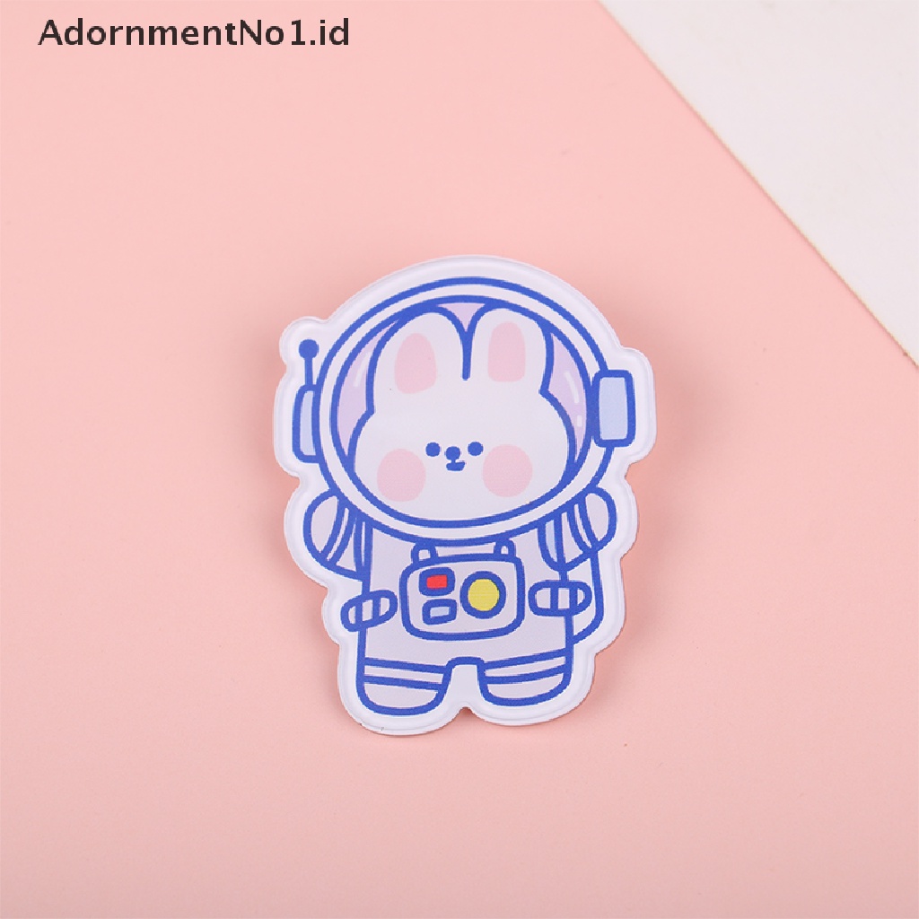 [AdornmentNo1] 5pcs Kawaii Japanese-style Acrylic Bros Anak Mahasiswa Bros Unisex Kerah Tas Liontin Lencana Pin Dekorasi Aksesoris Bros Perhiasan Hadiah Warna Acak [ID]